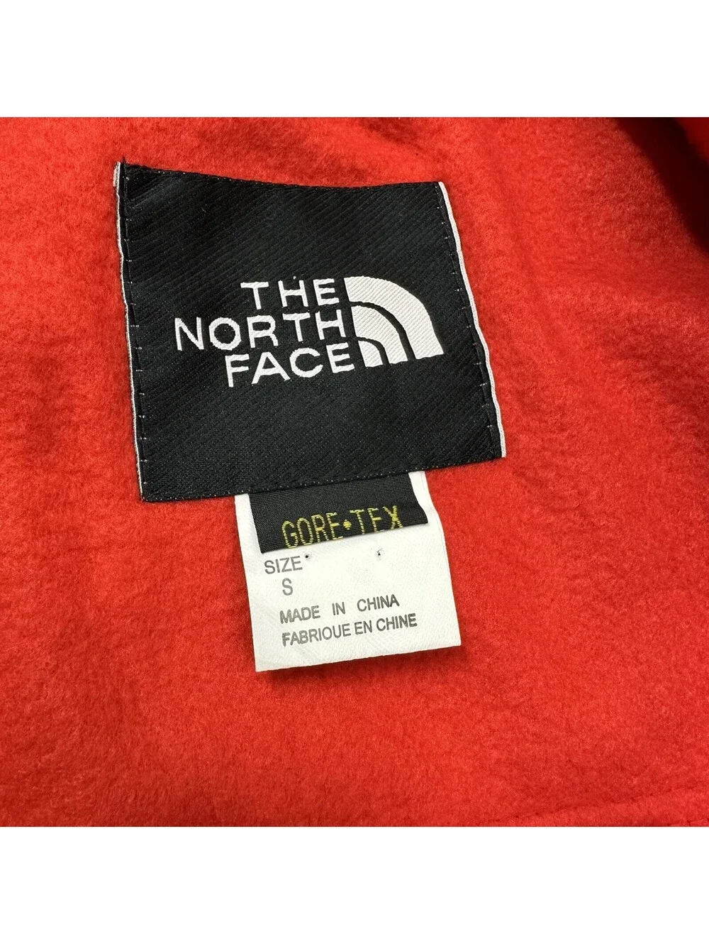 Vtg The North Face 1990  GTX GORETEX 2 In 1 Comes/W WindstopperFleece (S)